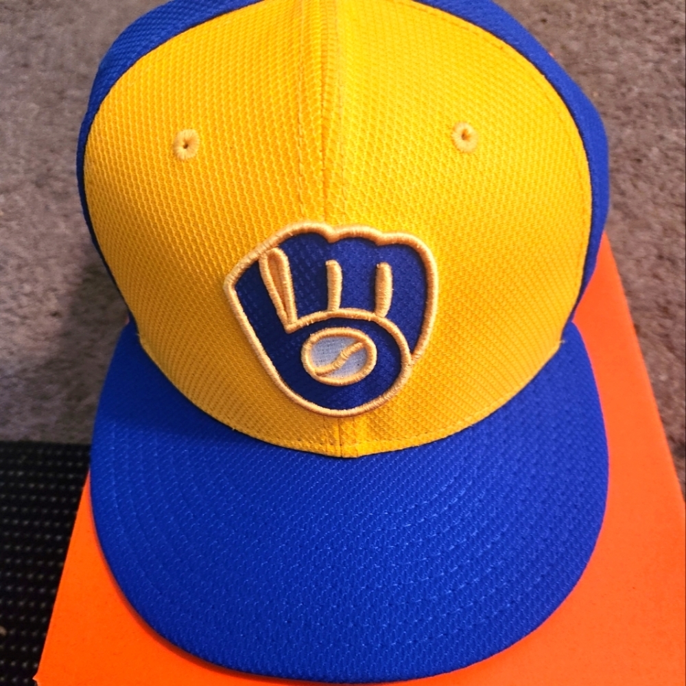 Milwaukee Brewers Alternate New Era 7 3/4 hat
